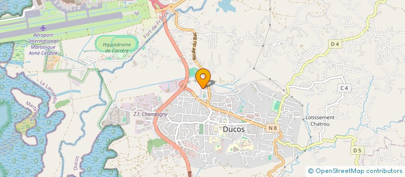 localisation de l'entreprise ANTILLES AUTO RENT  DUCOS