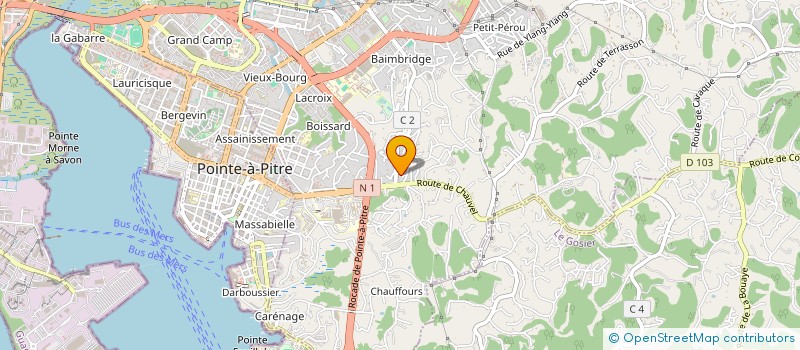 localisation de l'entreprise ANTILLES CONCEPT ETANCHEITE  LES ABYMES