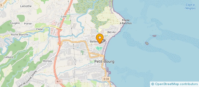 localisation de l'entreprise ANTILLES CONSTRUCTIONS à PETIT-BOURG