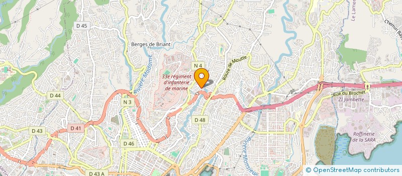 localisation de l'entreprise ANTILLES DECAPAGE  FORT-DE-FRANCE