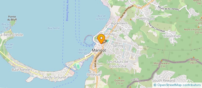 localisation de l'entreprise ANTILLES DELICES  SAINT MARTIN