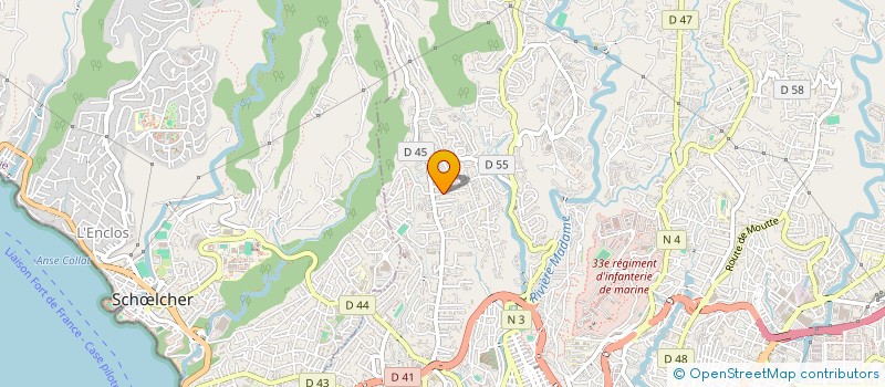 localisation de l'entreprise ANTILLES DIAGNOSTICS ET SERVICES  FORT-DE-FRANCE