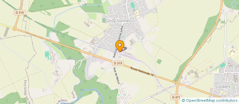 localisation de l'entreprise ANTILLES FRIPES  GRISY-SUISNES