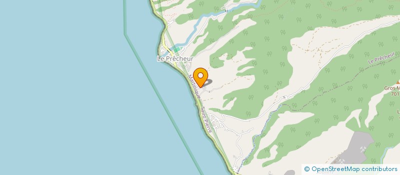 localisation de l'entreprise ANTILLES GAZONS  LE PRECHEUR