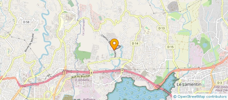 localisation de l'entreprise ANTILLES GENERALE LOCATION MARTINIQUE  LE LAMENTIN