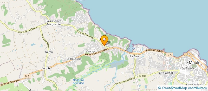 localisation de l'entreprise ANTILLES IMPRESSION 3D à LE MOULE