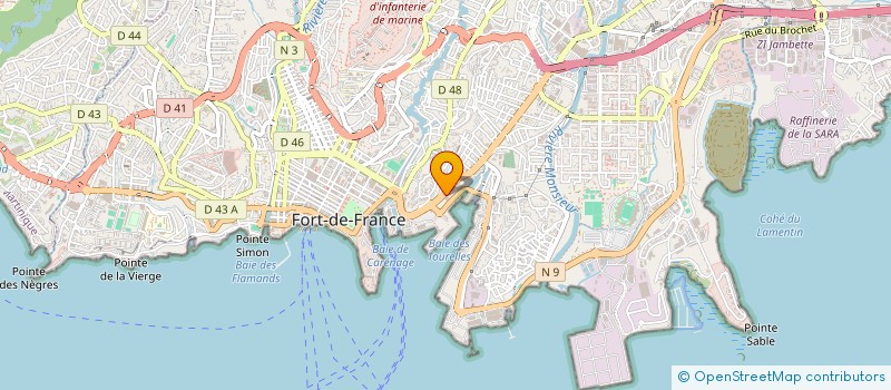 localisation de l'entreprise ANTILLES INVESTISSEMENTS IMMOBILIERS à FORT-DE-FRANCE