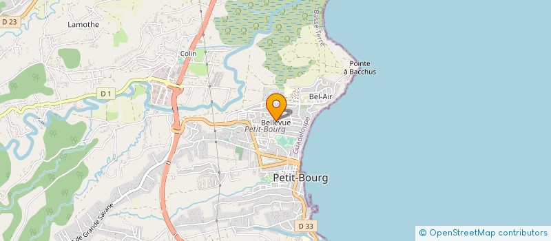localisation de l'entreprise ANTILLES ISOLAT REHABILITAT ETANCHEITE à PETIT-BOURG
