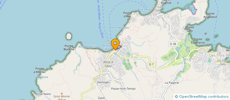 localisation de l'entreprise ANTILLES LOCATION à LES TROIS-ILETS