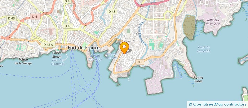 localisation de l'entreprise ANTILLES PRECISION à FORT-DE-FRANCE