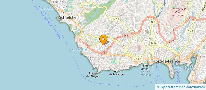 localisation de l'entreprise ANTILLES SALONS à SCHOELCHER