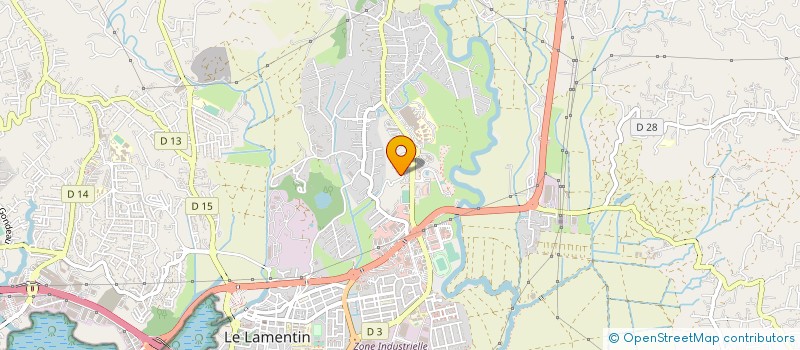 localisation de l'entreprise ANTILLES SNACKING  LE LAMENTIN