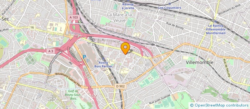 localisation de l'entreprise ANTILLESURNET à ROSNY-SOUS-BOIS