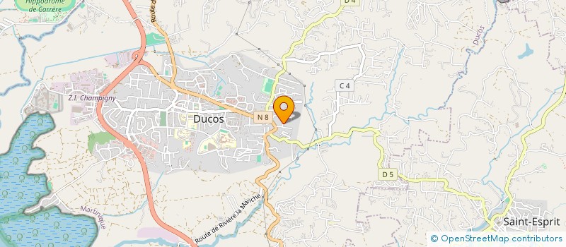 localisation de l'entreprise ANTILLOC à DUCOS