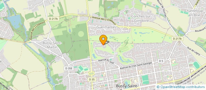 localisation de l'entreprise ANTILOPE  BUSSY-SAINT-GEORGES