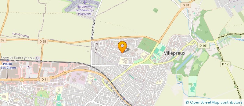 localisation de l'entreprise ANTILOPE SERVICE PLUS à VILLEPREUX