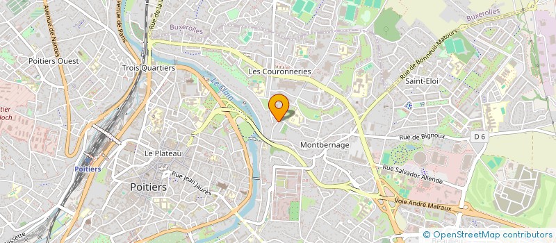 localisation de l'entreprise ANTIMATIERE  POITIERS