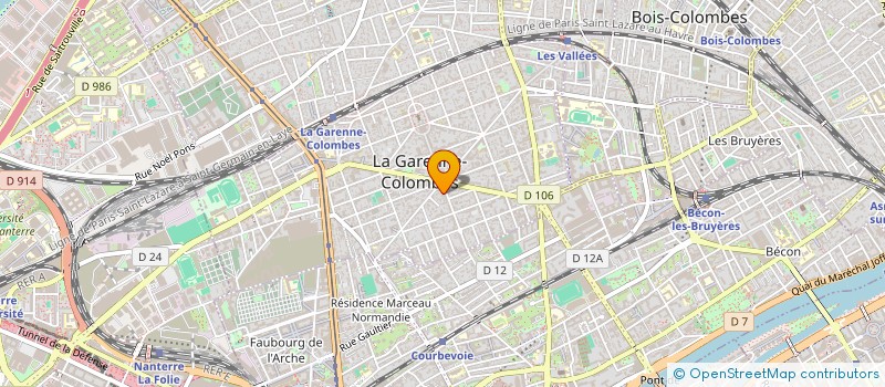 localisation de l'entreprise ANTIN à LA GARENNE COLOMBES