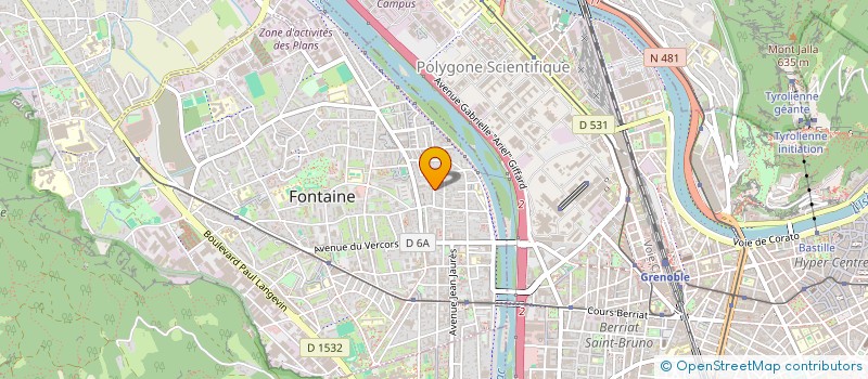 localisation de l'entreprise ANTINE  FONTAINE