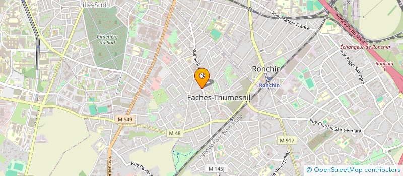 localisation de l'entreprise ANTINE2025  FACHES-THUMESNIL