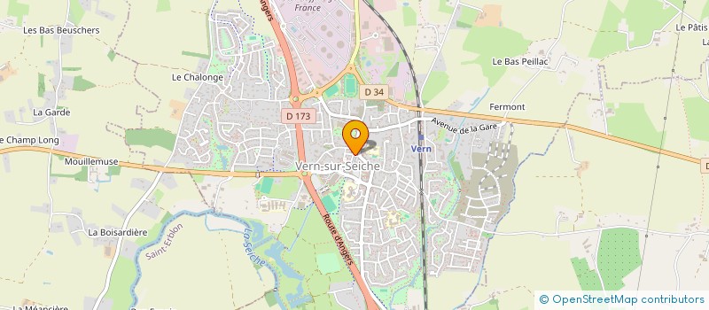 localisation de l'entreprise ANTINEA  VERN-SUR-SEICHE