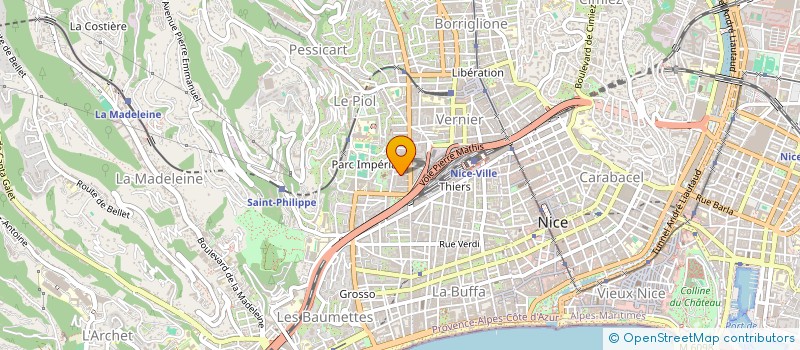 localisation de l'entreprise ANTINEA à NICE