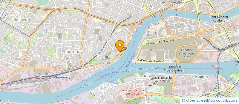 localisation de l'entreprise ANTINEA à NANTES