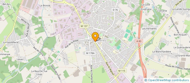 localisation de l'entreprise ANTINEA à LES SORINIERES