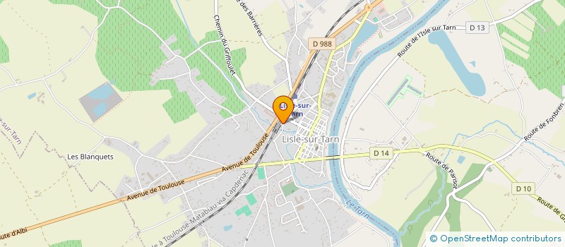 localisation de l'entreprise ANTINES à LISLE-SUR-TARN