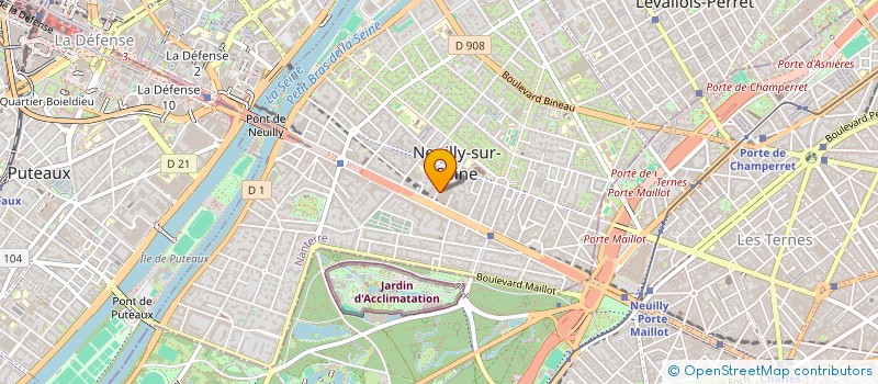 localisation de l'entreprise ANTINOMIE à NEUILLY-SUR-SEINE