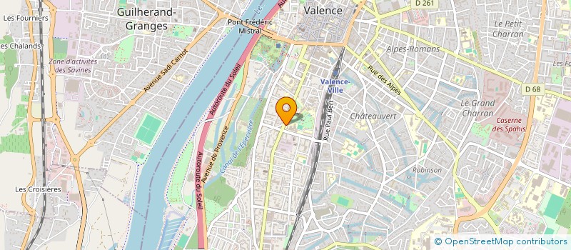 localisation de l'entreprise ANTIOCHE à VALENCE