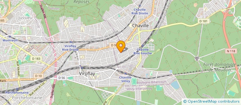 localisation de l'entreprise ANTIONE à CHAVILLE