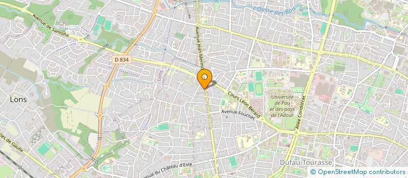 localisation de l'entreprise ANTIOP à BILLERE
