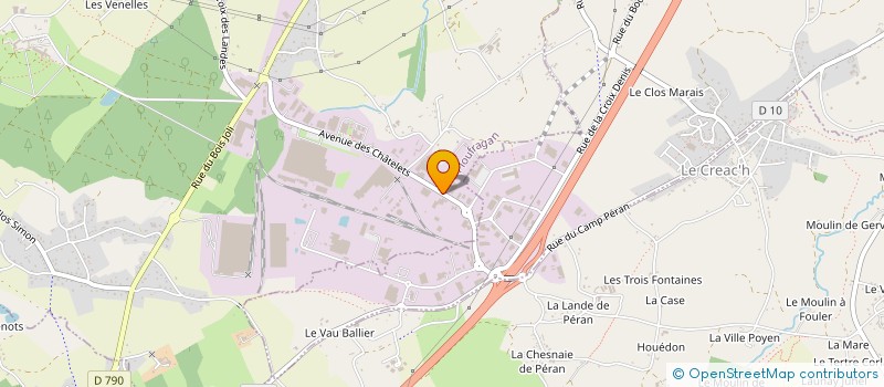 localisation de l'entreprise ANTIOPE  PLOUFRAGAN