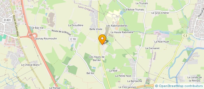 localisation de l'entreprise ANTIOWETES  SAINT-GREGOIRE