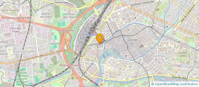 localisation de l'entreprise ANTIPOD à STRASBOURG