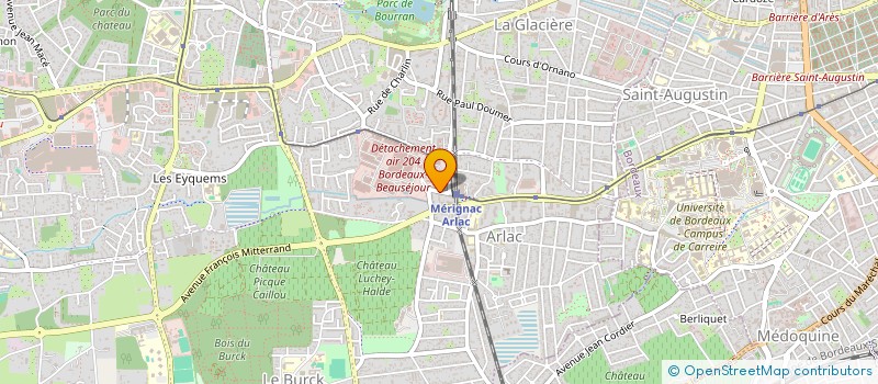 localisation de l'entreprise ANTIPODE à MERIGNAC