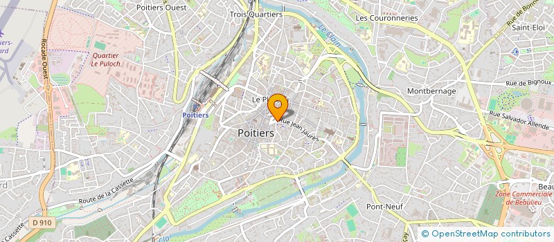 localisation de l'entreprise ANTIPODES à POITIERS
