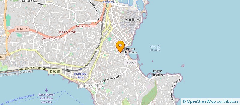 localisation de l'entreprise ANTIPOLIA TOURISME à ANTIBES