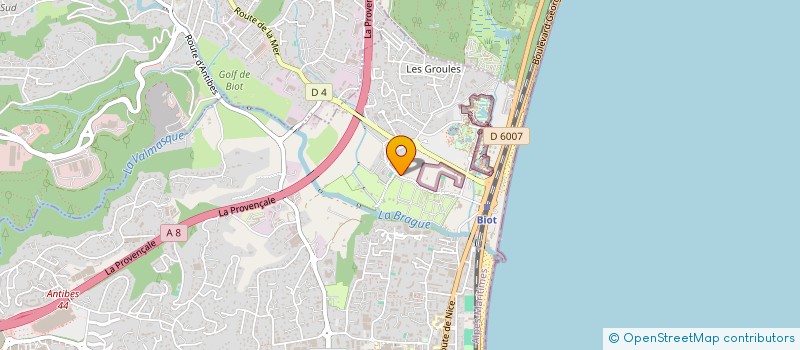 localisation de l'entreprise ANTIPOLIS à ANTIBES
