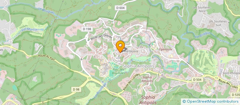 localisation de l'entreprise ANTIPOLIS DRIVER 06  VALBONNE