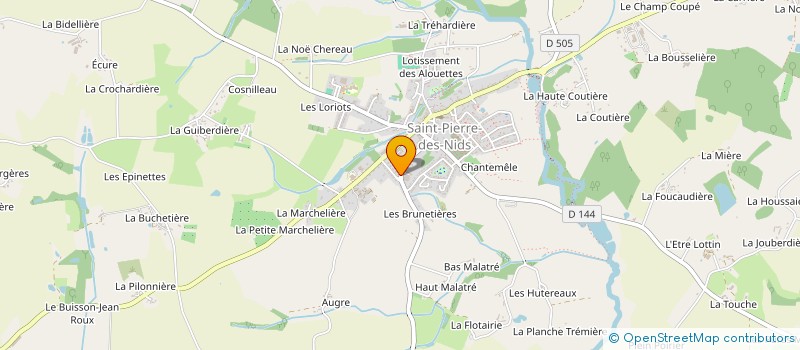 localisation de l'entreprise ANTIQU'ART  SAINT-PIERRE-DES-NIDS