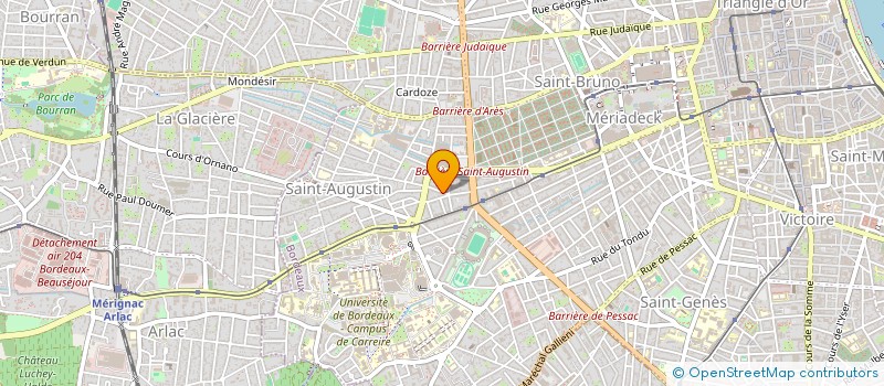 localisation de l'entreprise ANTIQUAE  BORDEAUX