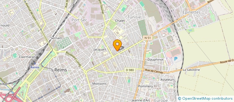 localisation de l'entreprise ANTIQUE 21  REIMS