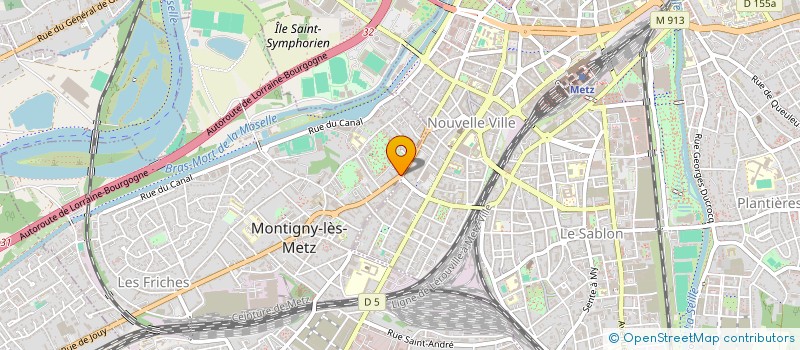 localisation de l'entreprise ANTIQUITES 1789 à MONTIGNY-LES-METZ