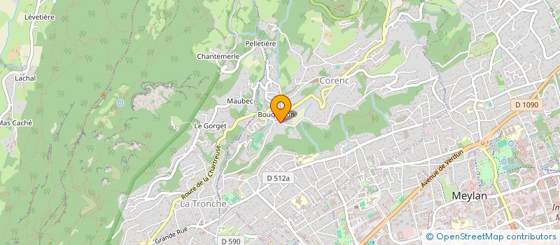 localisation de l'entreprise ANTIQUITES BIBELOTS CURIOSITES  CORENC