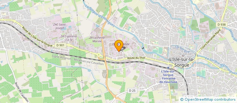 localisation de l'entreprise ANTIQUITES DES OLIVIERS  LE THOR