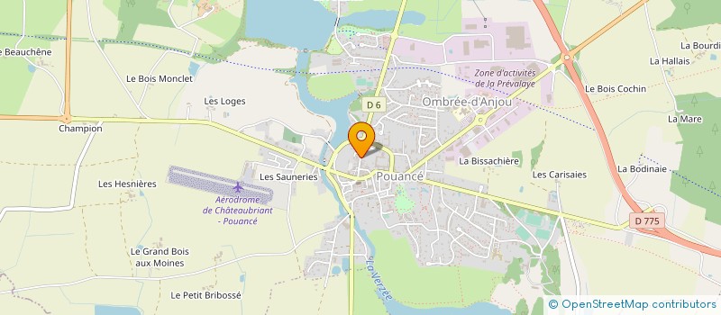 localisation de l'entreprise ANTIQUITES JACQUES METZGER  OMBREE D'ANJOU