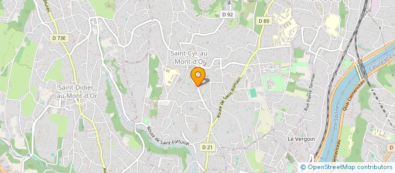 localisation de l'entreprise ANTIQUITES RHONE ALPES  SAINT-CYR-AU-MONT-D'OR