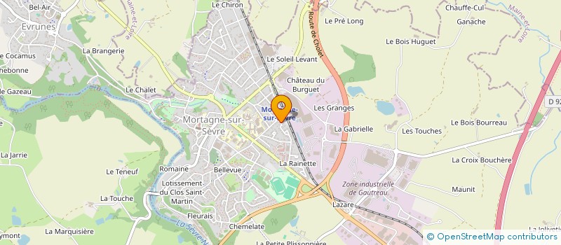 localisation de l'entreprise ANTIRIDE THEATRE  MORTAGNE-SUR-SEVRE